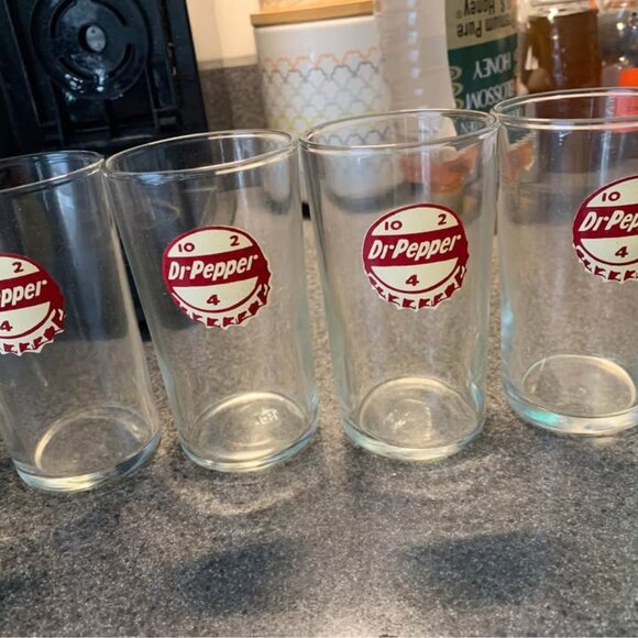 Dr. Pepper vintage drinking glasses - Picture 2 of 3